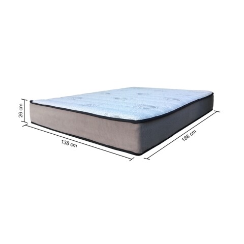 Colchón MEGA DENSIDAD 2 Plazas – Espuma Firme – Reversible – 138x188x26 cm – Soporta 130 kg Colchón MEGA DENSIDAD 2 Plazas – Espuma Firme – Reversible – 138x188x26 cm – Soporta 130 kg