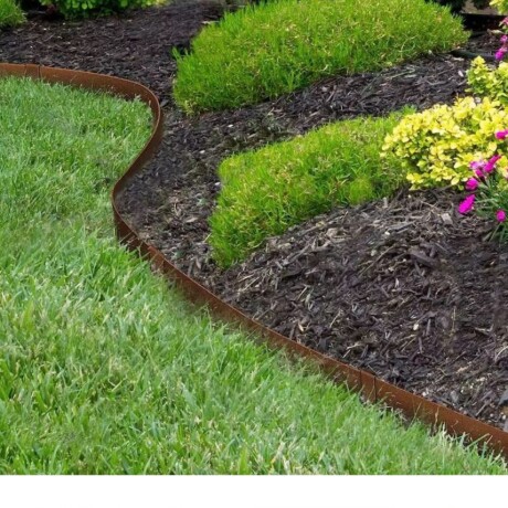 Fleje Borde De Acero Corten Flexible Para Jardín 1 Unid 3mm Fleje Borde De Acero Corten Flexible Para Jardín 1 Unid 3mm