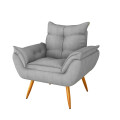 PROMO: Sillón Poltrona Turin 2 unidades Gris
