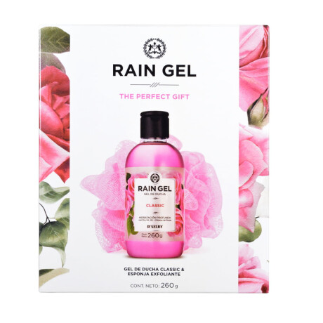 Gel de Ducha Rain Gel Classic + Esponja - Pack | Limpieza Suave y Aromática Gel de Ducha Rain Gel Classic + Esponja - Pack | Limpieza Suave y Aromática