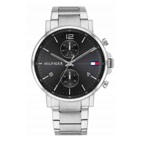 Reloj Tommy Hilfiger 1710413 para hombre con correa de acero Negro