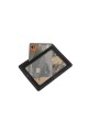 Porta documentos con visor Negro