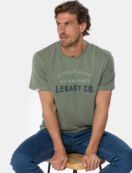 REMERA ESTAMPADA Verde