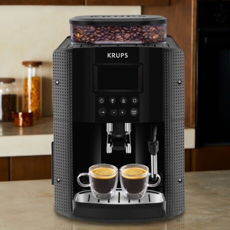 Cafetera Espresso Display Negra Krups NEGRO