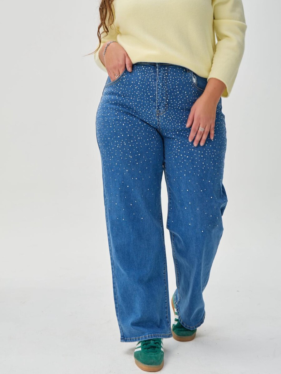 Jean Glitter Azul