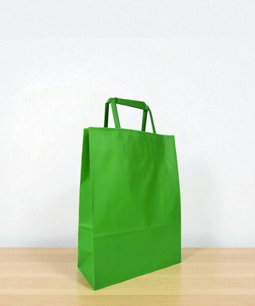 Bolsa lisa acuario 22x10x30 cm VERDE