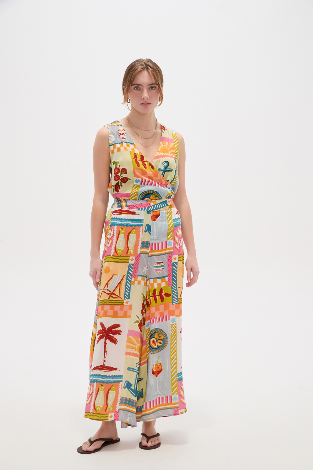 Pantalon Arvoni Estampado 1