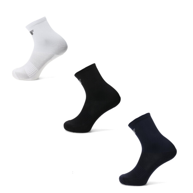 Medias de Niños TIFFOSI Tripack 3 Alta Negro - Blanco