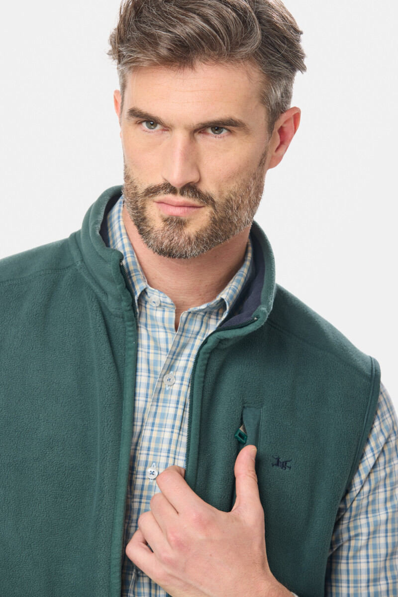 CHALECO POLAR DE ABRIGO - Verde 