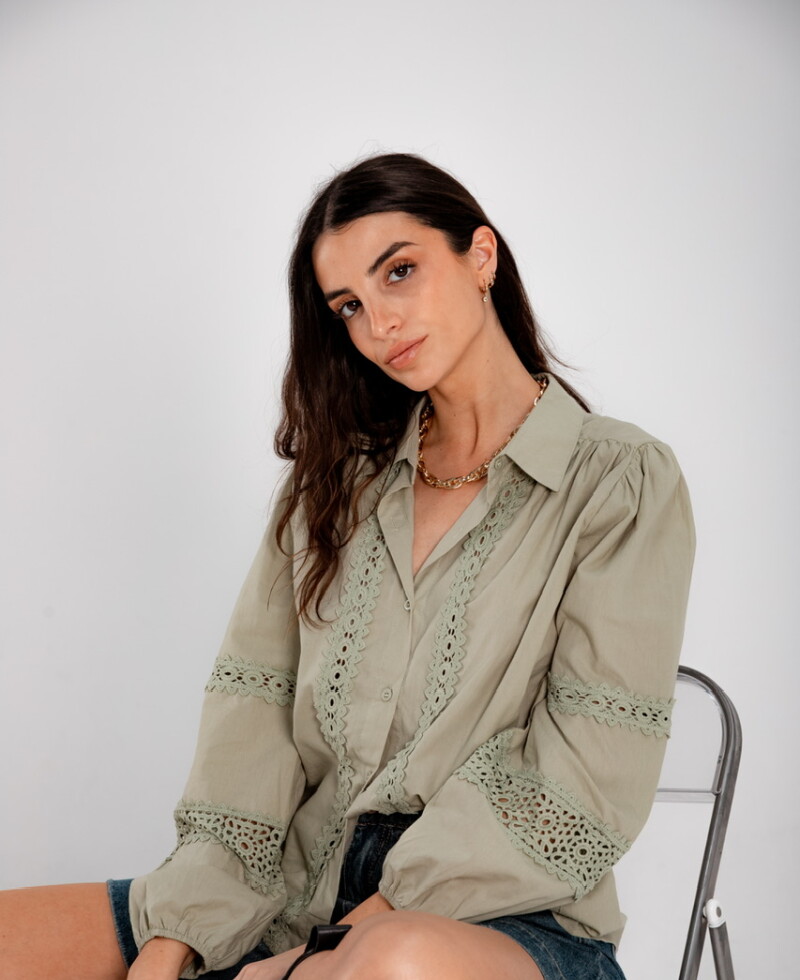 Camisa Francesca verde