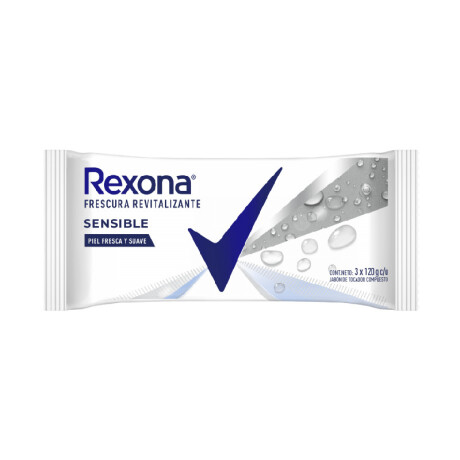 Rexona Jabón en Barra Sensible 3 Unidades 120 gr | Suavidad y Cuidado para Piel Delicada Rexona Jabón en Barra Sensible 3 Unidades 120 gr | Suavidad y Cuidado para Piel Delicada