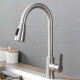 Canilla monocomando extensible PLATEADO