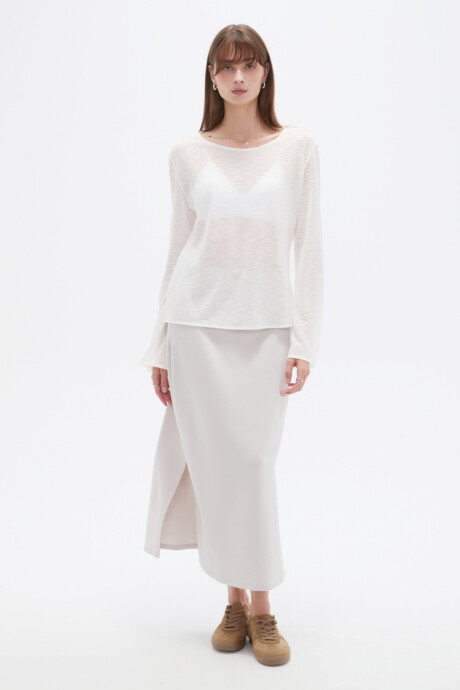 Sweater Geral Marfil / Off White