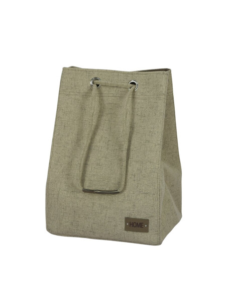 BOLSA P/ROPA C/ASAS 35X30XH50CM TELA BEIGE BOLSA P/ROPA C/ASAS 35X30XH50CM TELA BEIGE