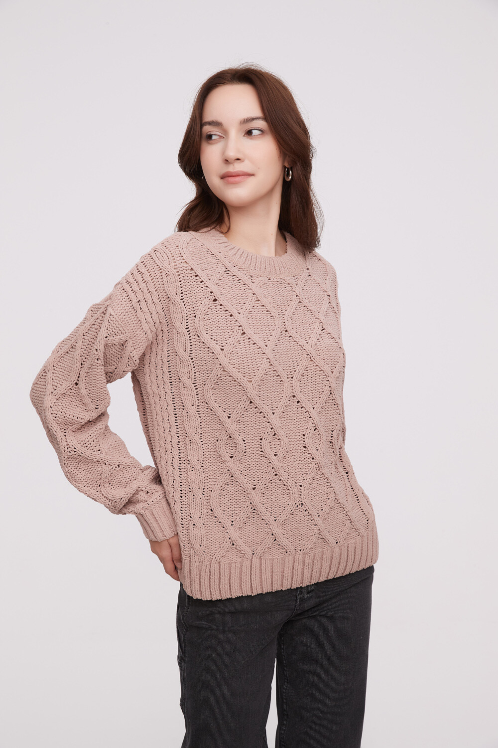 Sweater Loanina Beige Oscuro