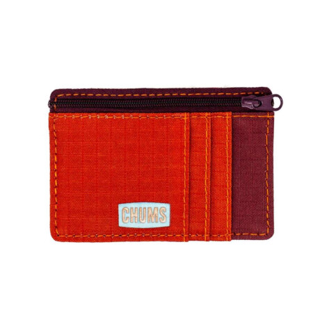Billetera Chums Bandit Zip Wallet Rojo