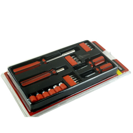 SET HERRAMIENTAS 23PCS DESTORNILLADORES DADOS Y LLAVE DOBLE BLISTER SET HERRAMIENTAS 23PCS DESTORNILLADORES DADOS Y LLAVE DOBLE BLISTER