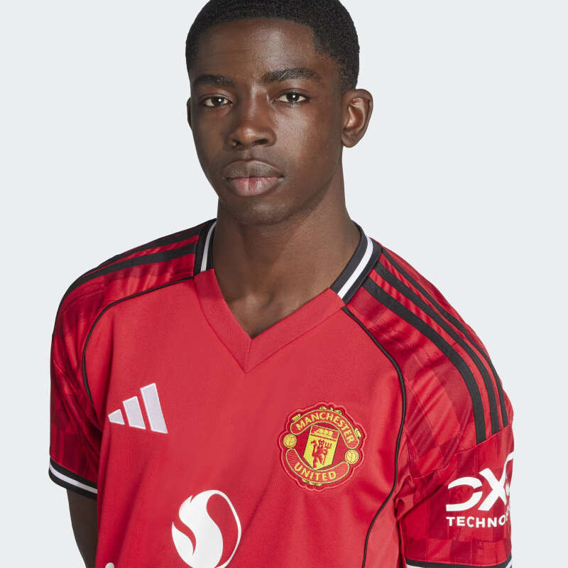Camiseta Adidas Primera Equipación Manchester United 25/26 Rojo