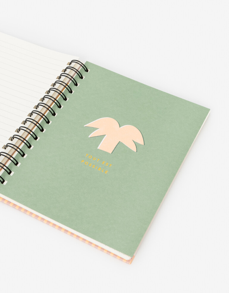 Anotadores Cuadernos y Memos Cuaderno Estampado Just Be Yourself - Combinacion Multicolor