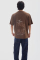 T-shirt Mad Brown