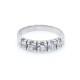Anillo oro 18k blanco y brillantes Anillo oro 18k blanco y brillantes