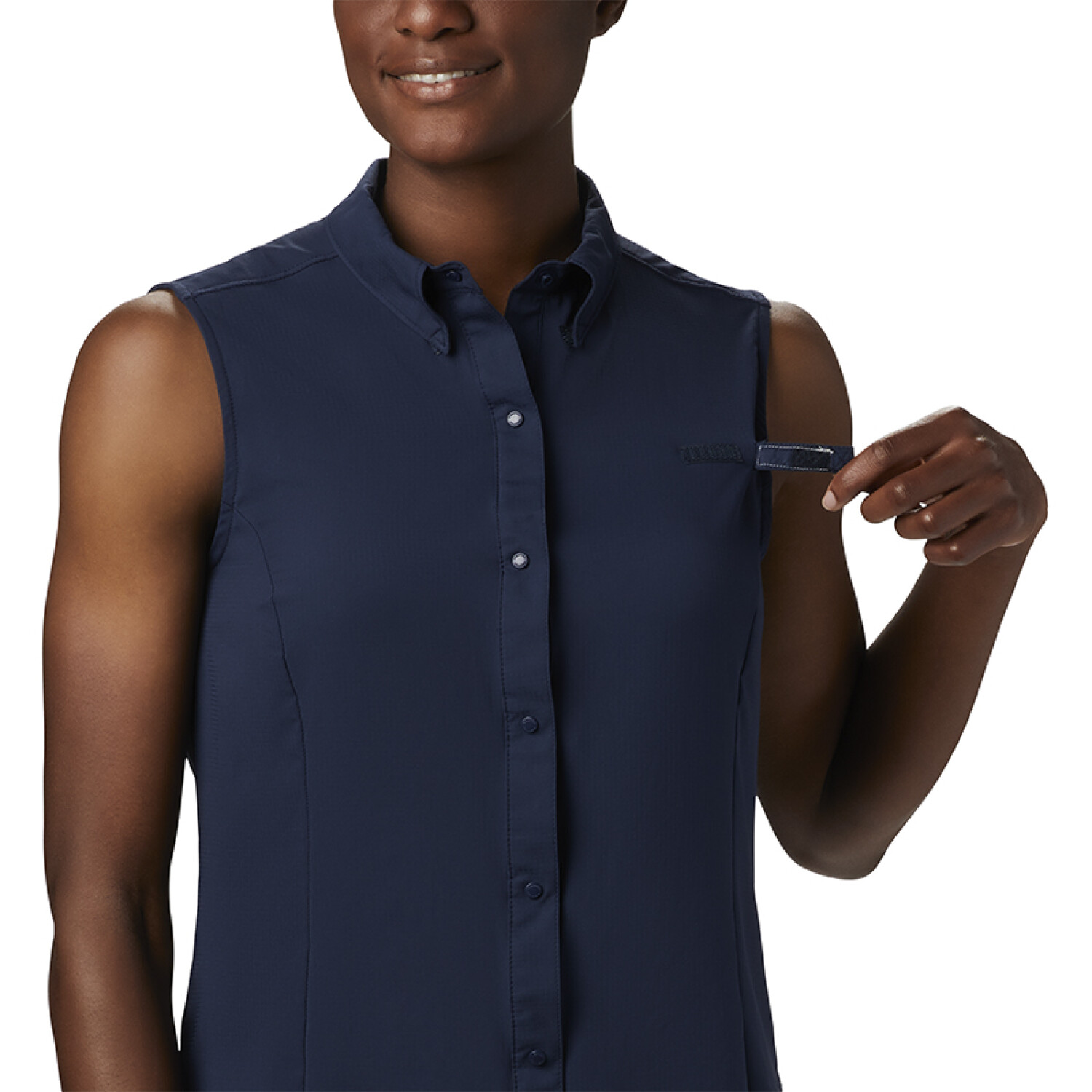 Camisa PFG Tamiami COLLEGIATE NAVY