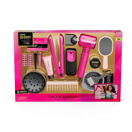 Peluquería Infantil Set Completo 16p Luz Sonido Aire Jug027021