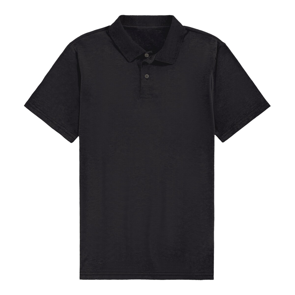 Remera Polo Lisa - NEGRO 