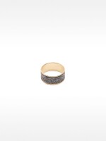 Anillo Con Brillantes dorado