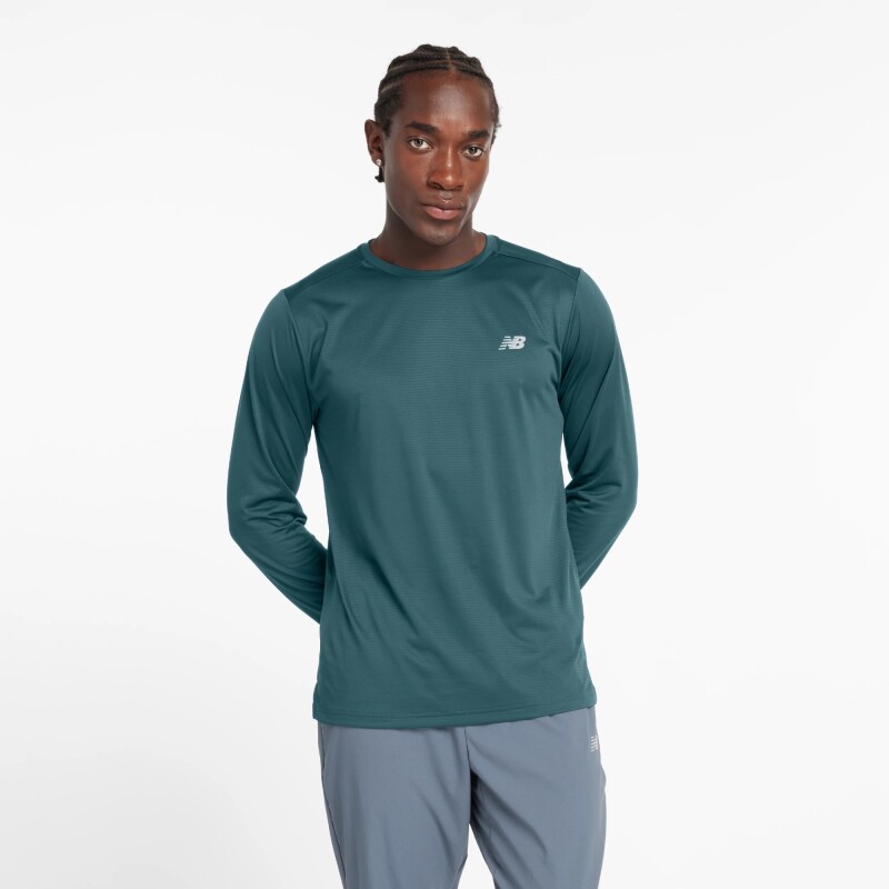 Remera New Balance de Hombre - - MT41225AAZ TURQUOISE