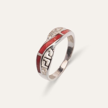 Anillo Lovato Coral - Plata 925 Anillo Lovato Coral - Plata 925