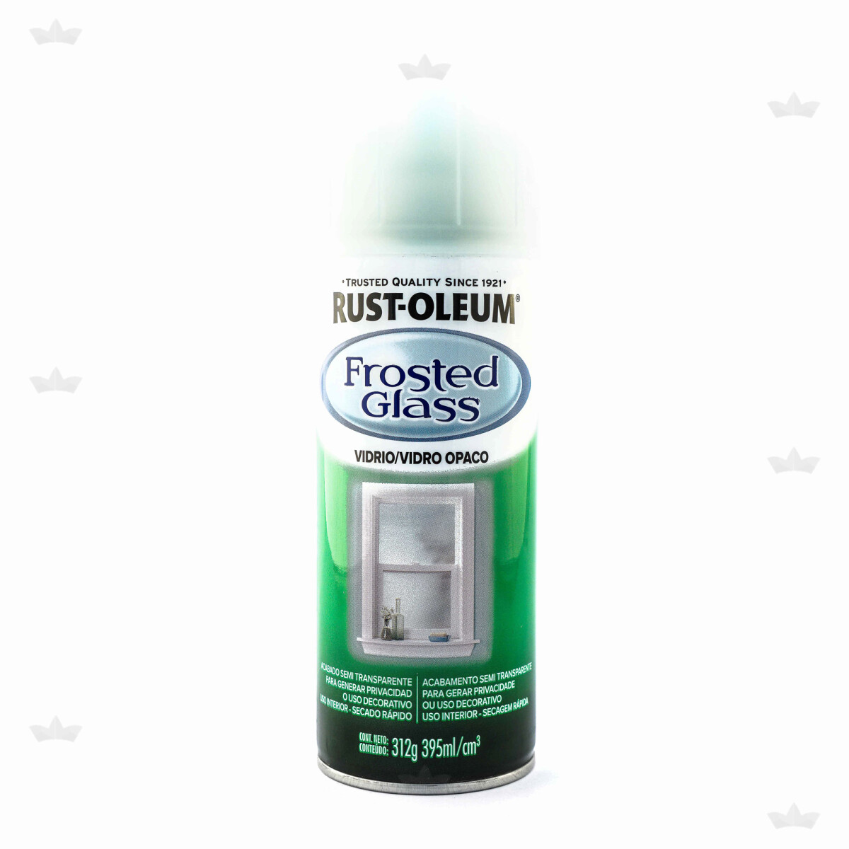 AEROSOL RUST OLEUM VIDRIO ESMERILADO VERDE MAR- 312GRS 