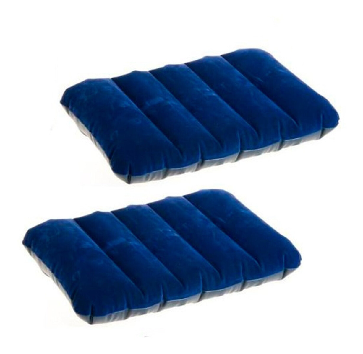 Set 2 Almohadas Inflables Forradas P/ Colchón Camping 