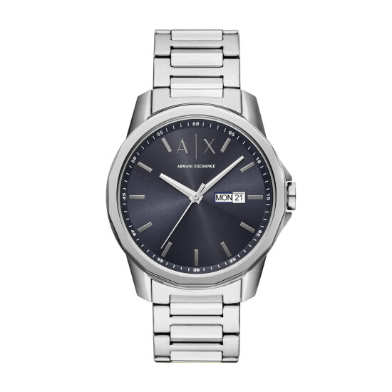 Reloj ARMANI EXCHANGE BANKS Acero Plateado Esfera 44mm 0