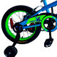 Bicicleta Niño Baccio Bambino Rodado16 AZUL Y VERDE