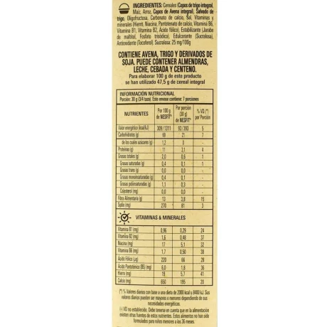 Cereal Nesfit Tradicional sin Azúcar 220 gr 001