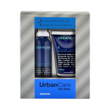 Pack Urban Care Extreme Espuma + Bálsamo | Afeitado y Cuidado Masculino Pack Urban Care Extreme Espuma + Bálsamo | Afeitado y Cuidado Masculino