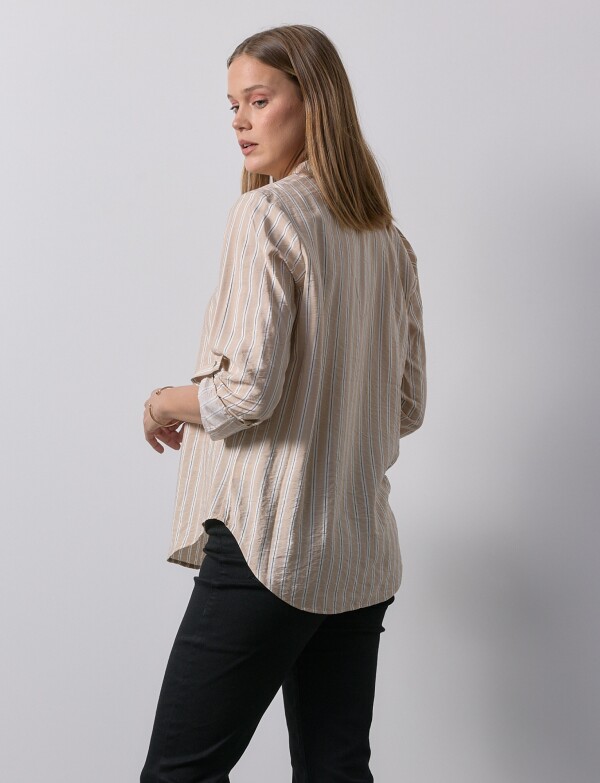 Blusa Lineas BEIGE/MULTI