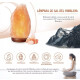 Oferta! X2 Lampara Sal Himalaya 2.5kg Dimmer Originales Naranja