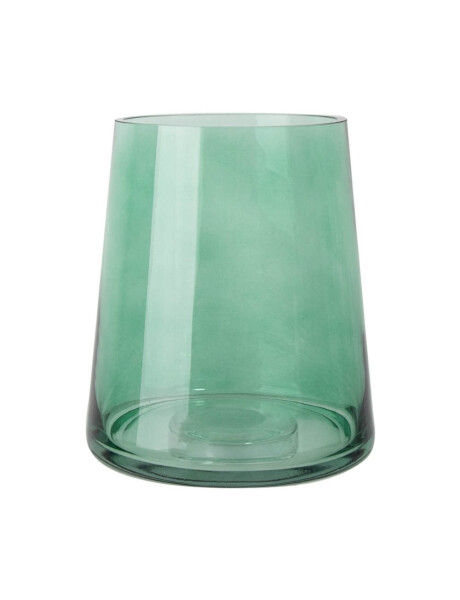 FLORERO VIDRIO LABRADO D18x20CM VERDE FLORERO VIDRIO LABRADO D18x20CM VERDE