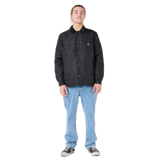 Campera Rip Curl Coastal Quilted Shirt - Negro Campera Rip Curl Coastal Quilted Shirt - Negro