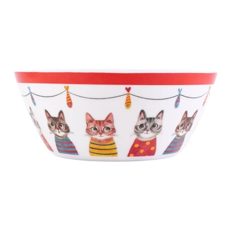 Bowl de melamina linea Cats Bowl de melamina linea Cats