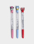 Lapices y Lapiceras Agua Set De 3 Lapiceras Con Líquido En Estuche Estampado - Combinacion Multicolor
