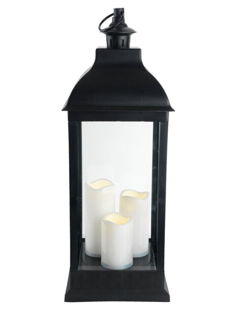 Farol navideño AUGIT 24x24x65 cm con luz LED Farol navideño AUGIT 24x24x65 cm con luz LED