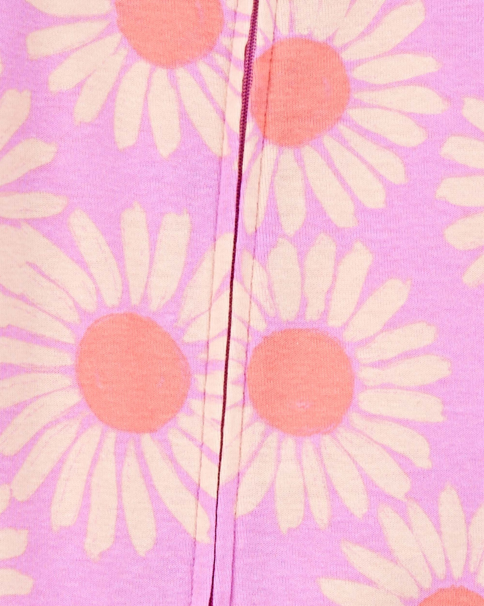 Pijama una pieza de algodón, diseño margaritas Pijama una pieza de algodón, diseño margaritas