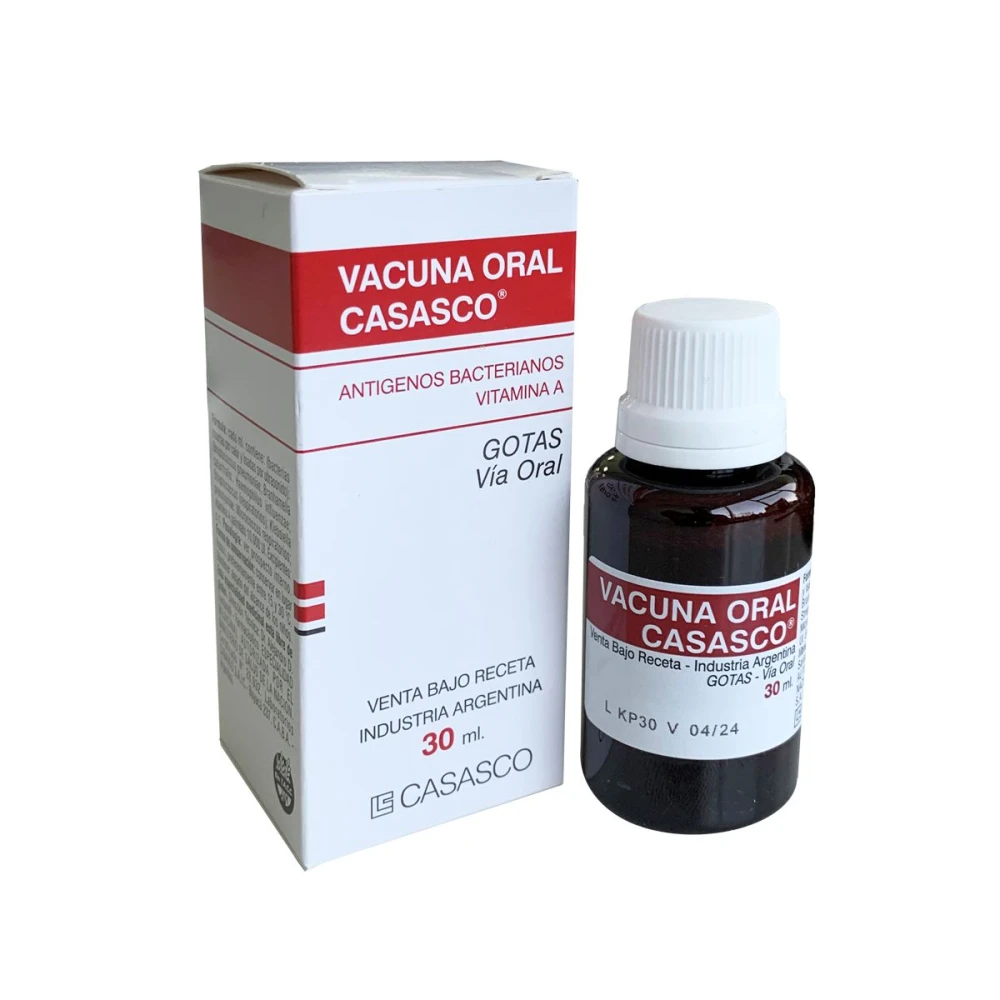 VACUNA ORAL CASASCO GOTAS FR. X 30 ML.