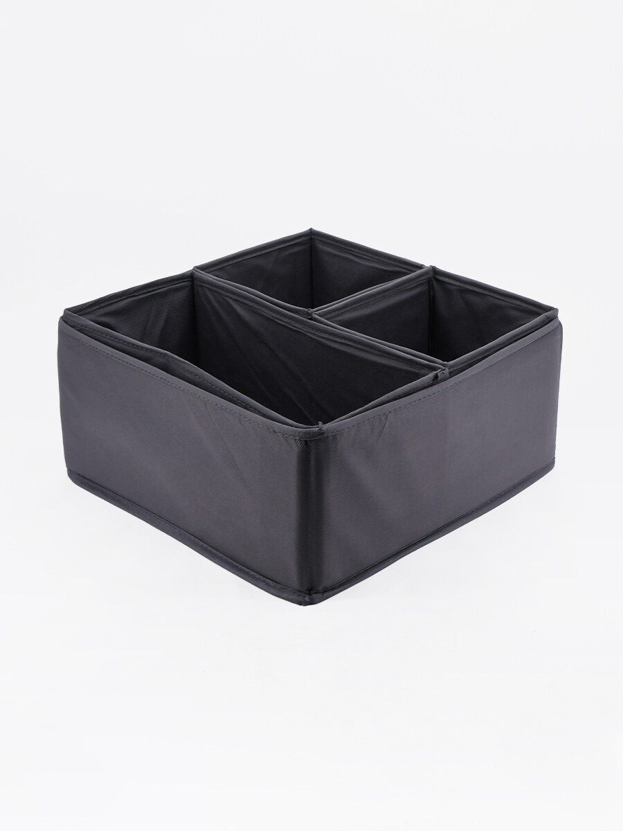 CAJAS ORGANIZADORAS SET 4PC - GRIS 