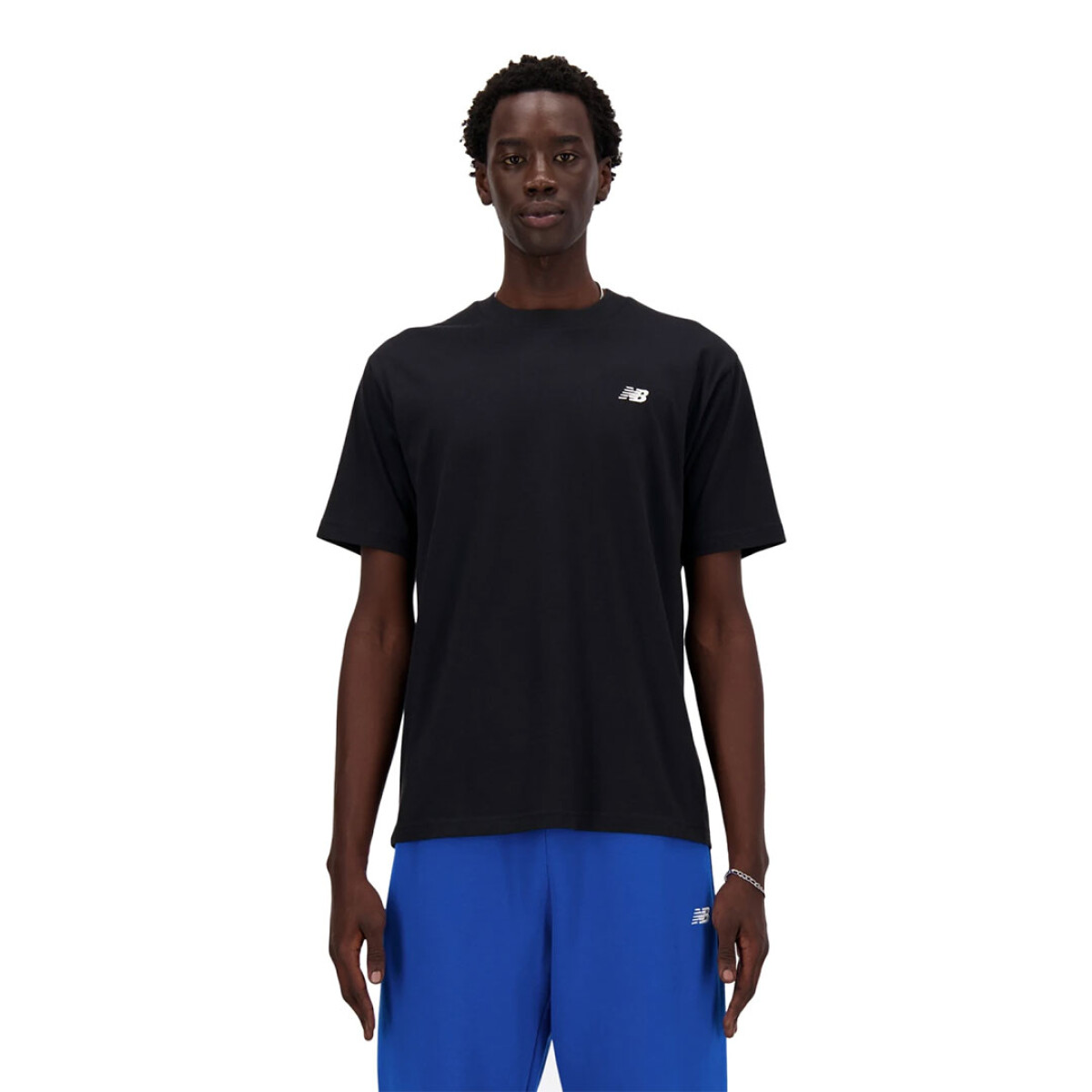 Remera de Hombre New Balance Small Logo New Balance - Negro 