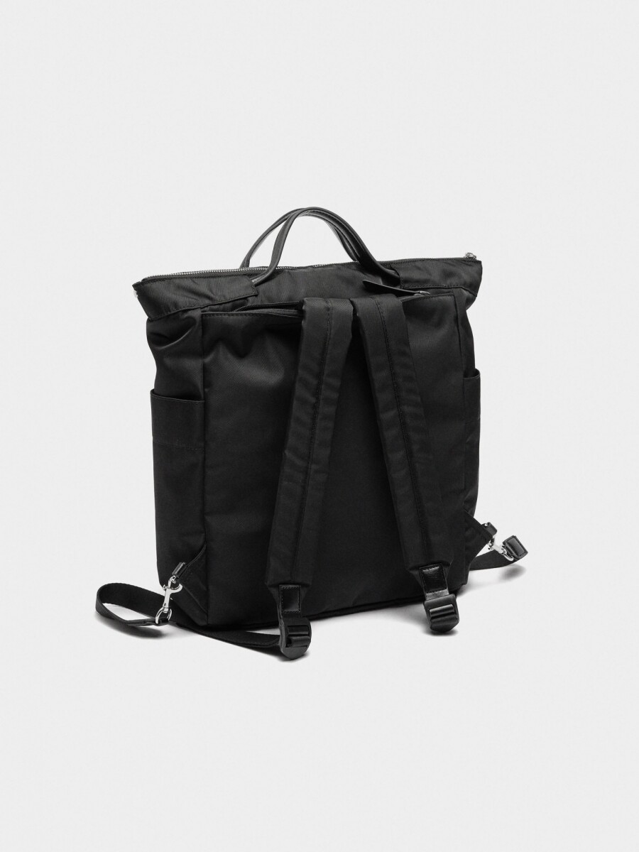 Mochila De Nylon Para Portátil 13" negro
