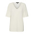 VMEDDIE 2/4 V-NECK PULLOVER GA EXC OATMEAL